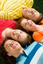 laughing yoga - group laughing
