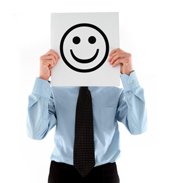 positive attitude tips - a big smiley person